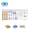 Professioneller Hersteller Edelstahl-Scheunentor-Kit für die Innenmontage an der Oberseite Schiebetürbeschläge Möbelbeschläge-DDBD072