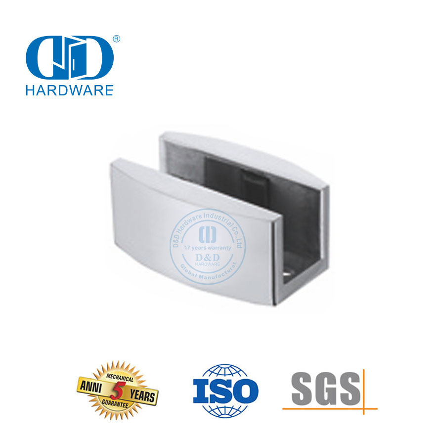Edelstahl-Glasbeschläge Schiebetürbeschläge Shimmy Arrester-DDSL001-7