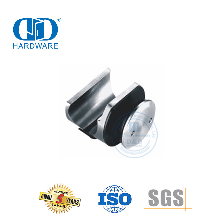 Sichere, zuverlässige Steckverbinder, Edelstahl-Glas-Hardware, Glas-Schiebetür für Badezimmertür-DDGS002