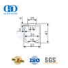 Türklemme Edelstahl Alumium Glastrennwand Hängende Schiebetürschienen Türbeschlag für Schiebetür-DDGS139