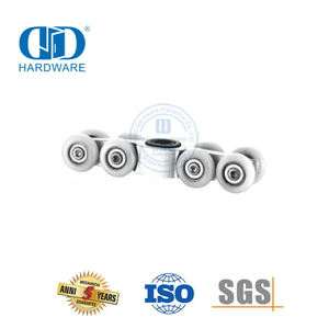 Hardware-Lieferant Edelstahl-Hängerad Duschtürrolle Glasbeschläge für Badezimmer-DDGS155