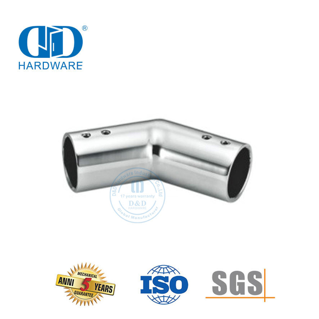 Edelstahl Fabrik Glasrohrhalter Clip Rohr Türverbinder Glasplattenverbinder-DDSC034