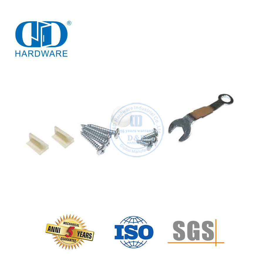 Flache vierrädrige Roller-Scheunentor-Hardware aus Edelstahl, Bypass-Scheunentor-Hardware, Baubeschläge-DDBD055