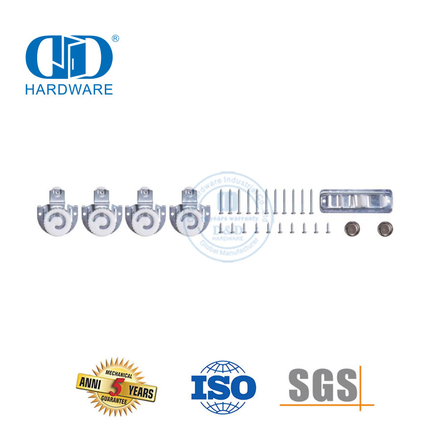 Hersteller von Edelstahl im Großhandel mit Schiebebypass, klassische Doppeltürbeschläge, Baubeschläge-DDBD066
