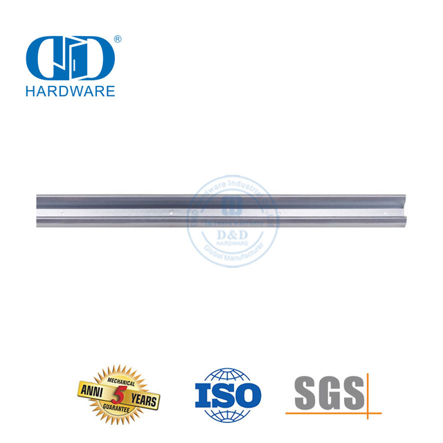 Edelstahl-Haushalts-Hochleistungsschiebe-einspurige verdeckte Bypass-Scheunentor-Hardware Garagen-Hardware-DDBD067