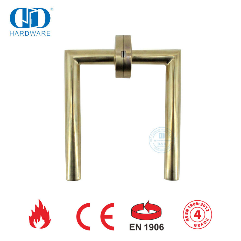 BS EN 1906 Türschloss-Hardware, handelsübliche Hebel-Türgriffe-DDTH003-PVD