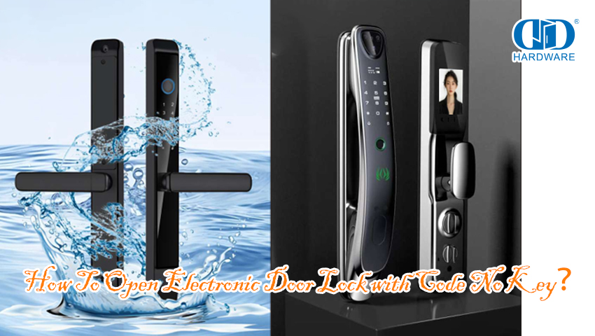 Wie man elektronische Türschloss mit Code ohne Schlüssel öffnet？