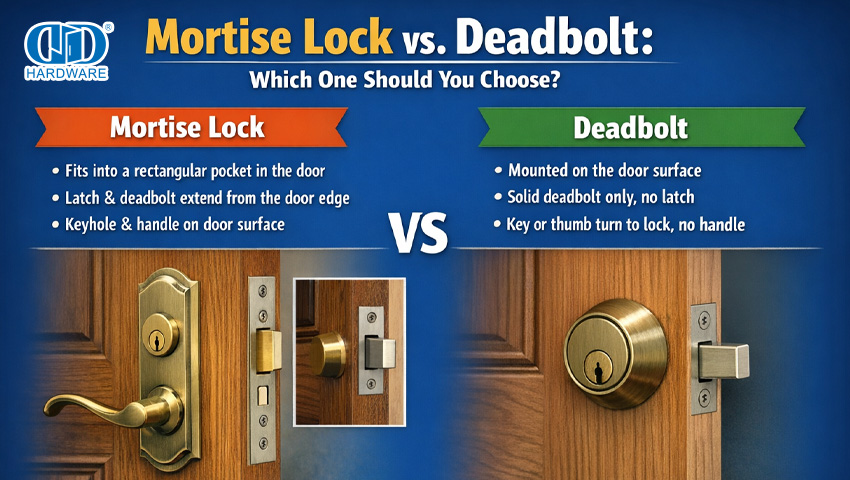 Mortise Lock vs. Deadbolt: Welches sollten Sie wählen?